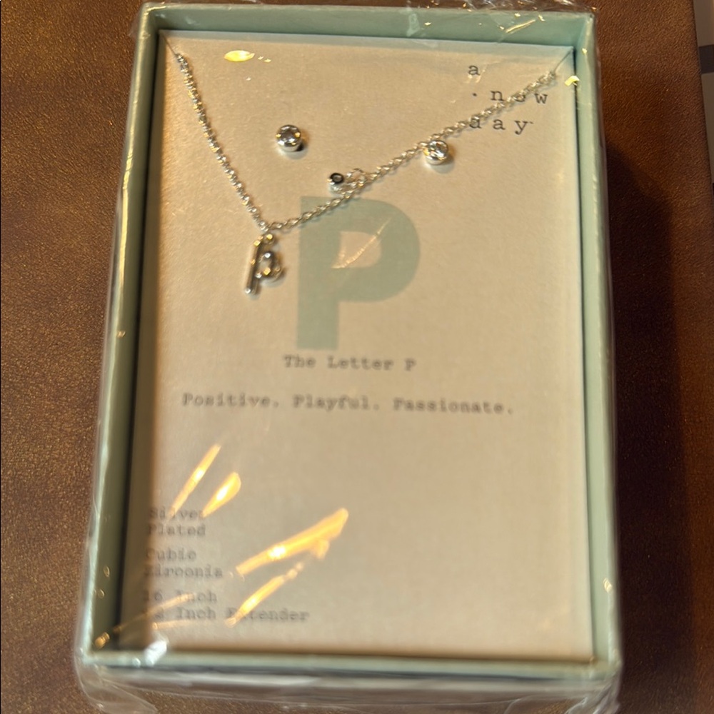 a new day Silver Charm Necklace